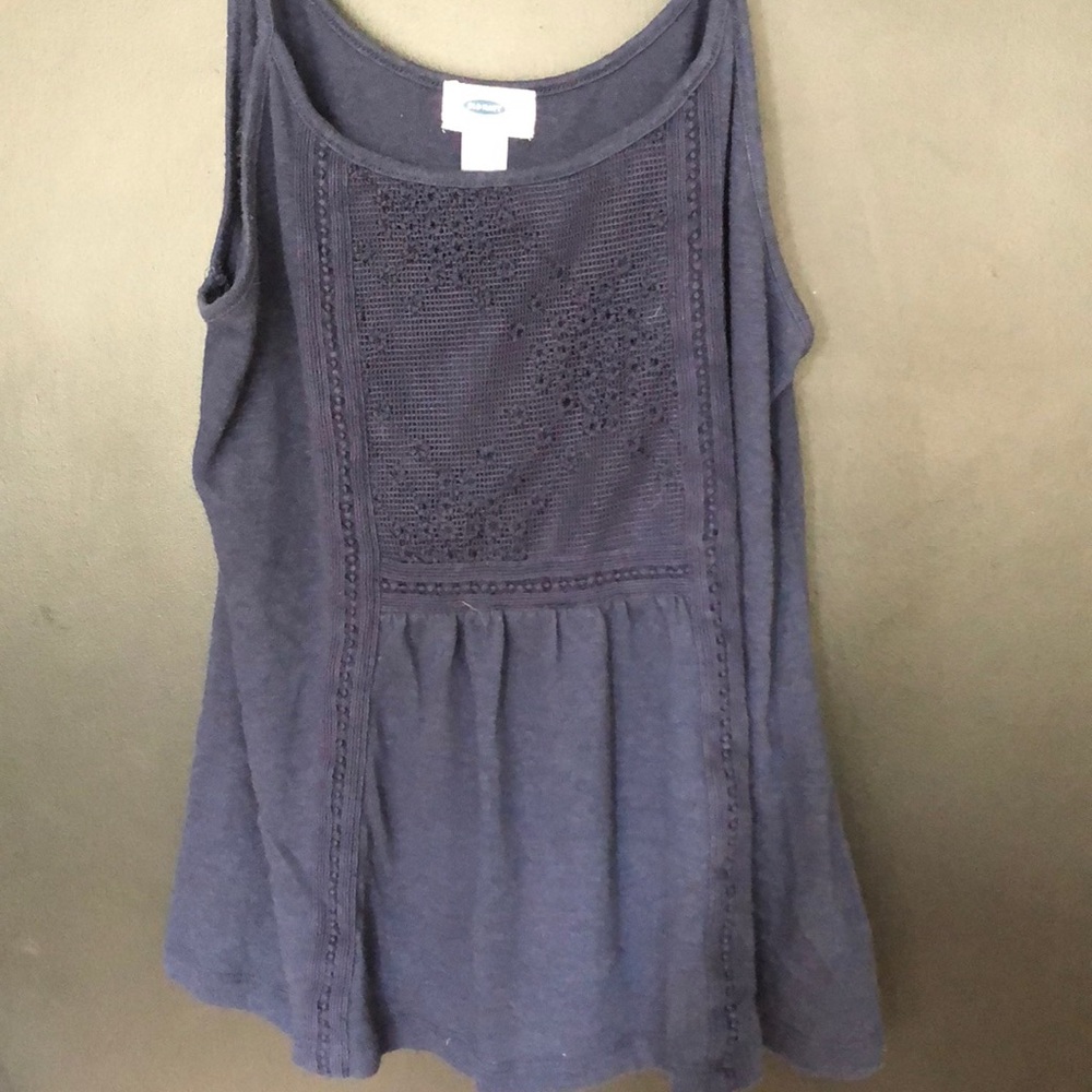 Navy blue tank top